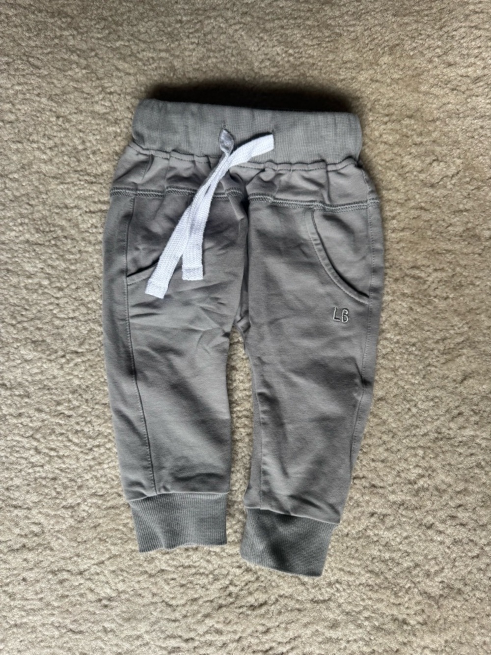 Little Bipsy Kids Jogger Set in Gray, Brown & Black - Picture 3 of 4
